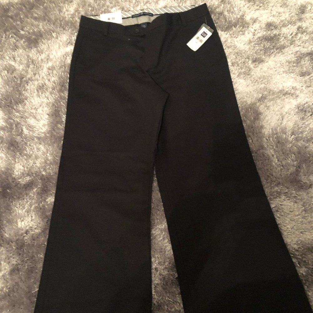 Black Wide Leg Gap Pants